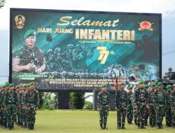Tonting YWPJ Awali Upacara Hari Juang Korps Infanteri Ke-77 Dipimpin Pangdam Kasuari : Hari Juang Infanteri Momentum Meneguhkan Jati Diri Prajurit Bersama Rakyat