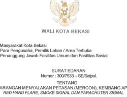 Sambut Tahun Baru 2026, Pemkot Bekasi Larang Penggunaan Kembang Api dan Petasan