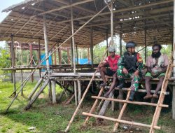 Pererat Silaturahmi, Satgas Yonif 410/Alugoro Gelar Komsos di Kampung Sanguwar