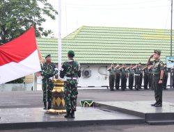 Korem 044/Gapo Gelar Upacara Bendera 17-an, Jadilah Prajurit Prima