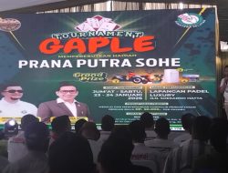 SN Prana Putra Sohe Resmi Buka Turnamen Gaple, Peserta Datang dari Berbagai Daerah