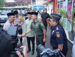 Sinergitas Tanpa Batas, Kasdim 0418/Palembang Hadiri Safari Ramadan dan Pemusnahan Narkoba di Polrestabes