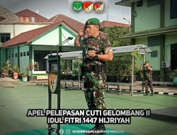 ​Lepas Cuti Idul Fitri Gelombang II, Dandim 0509/Kab. Bekasi Tekankan Faktor Keamanan Personel