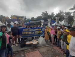 Dari Pena ke Aksi Nyata, Jurnalis Palembang Berbagi Takjil di