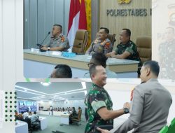 Kasdim 0418/Palembang Hadiri Zoom Meeting Rakor Linsek Ops Ketupat 2026 di Mapolresta Palembang