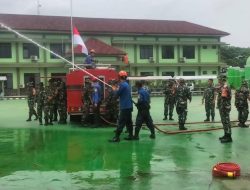 Tingkatkan Kesiapsiagaan Bencana, Kodim 0509/Kabupaten Bekasi Gelar Latihan Teknis Pemadam Kebakaran