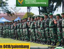 Dandim 0418/Palembang Pimpin Apel Gelar Pasukan Siaga 1