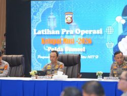 Kapolda Sumsel Siapkan Pengamanan Mudik Lebaran Lewat Latpraops Ketupat Musi 2026