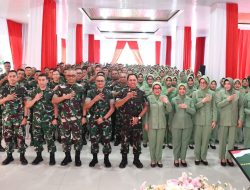 Danrem 044/Gapo Kunjungi Kodim 0402/OKI, Berikan Arahan dan Motivasi kepada Prajurit