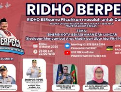 Sambut Mudik Lebaran 1447 H, Pemkot Bekasi Gelar Dialog Interaktif “RIDHO BERPECI”