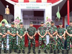 Danrem 044/Garuda Dempo Hadiri Pembukaan Bazar TNI Sambut Idul Fitri 1447 H
