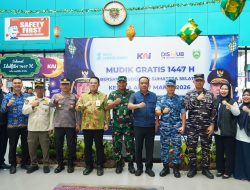 Wujudkan Mudik Aman, Kasdam II/Sriwijaya Hadiri Pelepasan Mudik Gratis Kereta Api di Stasiun Kertapati