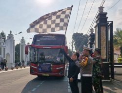 Wujudkan Mudik Aman, Sekda Magetan Lepas Ratusan Peserta Balik Gratis ke Surabaya