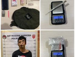 Polres Lahat Gerebek Kontrakan di Tebing Sage, Pengedar Sabu dan Ganja Berhasil Diringkus