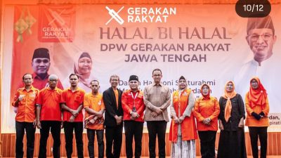 Perkuat Karakter Politik, Partai Gerakan Rakyat Gelar Kelas Kader Se-Jawa Tengah