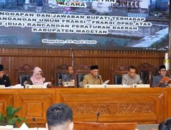 ​Bupati Magetan Beri Jawaban Resmi Terkait Raperda Pasar Rakyat dan Limbah Domestik