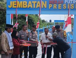 Peresmian Jembatan Merah Putih Presisi Polri di Cikarang Timur: Sinergi Polisi dan Masyarakat Perkuat Konektivitas Desa
