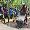 TMMD ke-128 Kodim 1801/Manokwari Cor Jalan 600 Meter di Kampung Tanah Rubuh, Percepat Akses dan Ekonomi Warga
