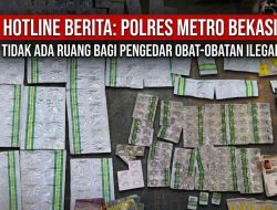 ​Kapolres Metro Bekasi Tegaskan Tidak Ada Ruang bagi Pengedar Obat Ilegal, Polsek Kedungwaringin Gulung Dua Pelaku