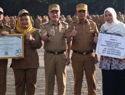 Pimpin Apel Gabungan, Plh Wali Kota Bekasi Beri Penghargaan Atlet hingga Soroti Sektor Pendidikan dan Kesehatan
