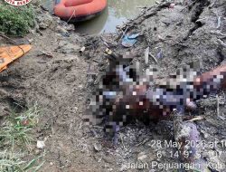 Enam Hari Pencarian, Korban Hanyut di Kali Bekasi Ditemukan Meninggal Dunia.