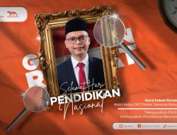 Wakil Ketua DPC Partai Gerakan Rakyat, Nurul Fahmi Firmansah, S.Pd., M.M. turut mengucapkan Selamat Memperingati Hari Pendidikan Nasional 02 Mei 2026.