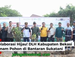 Peringati Hari Lingkungan Hidup, DLH Kabupaten Bekasi Hijaukan Bantaran Sukatani Pasca Penertiban Bangunan Liar