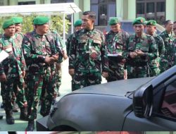 Tingkatkan Disiplin Personel, Kodim 0509/Kabupaten Bekasi Gelar Pemeriksaan Kendaraan Dinas