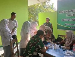 Sinergi TNI dan Nakes, Koramil 03/Cabangbungin Bersama Puskesmas Gelar Bakti Kesehatan untuk Masyarakat