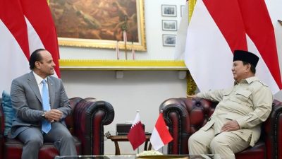 Presiden Prabowo Terima Kunjungan Wakil PM Qatar di Istana Merdeka, Bahas Tindak Lanjut Dialog Strategis