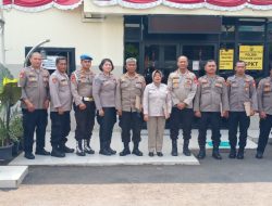 Tim Penilai Kebersihan Polres Metro Bekasi Kota Tinjau Polsek Pondok Gede.