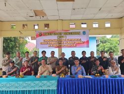 Polda Sumsel Bersama Forum Kepal Desa Gelar FGD Dan Sosialisasi Antisipasi Kriminal Jalanan