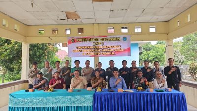Polda Sumsel Bersama Forum Kepal Desa Gelar FGD Dan Sosialisasi Antisipasi Kriminal Jalanan