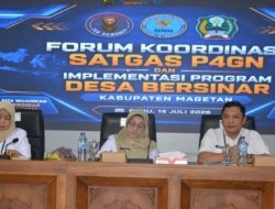 Perkuat Sinergi hingga Tingkat Desa, Pemkab Magetan Gelar Rakor P4GN dan Dorong Program ‘Desa Bersinar’