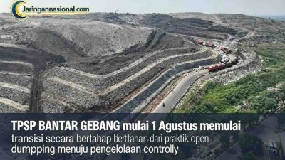 Transisi Mulai 1 Agustus, Pemprov DKI Jakarta Terapkan Sistem Controlled Landfill di TPST Bantargebang