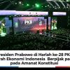 Presiden Prabowo di Harlah ke-28 PKB: Arah Ekonomi Indonesia Berpijak pada Amanat Konstitusi