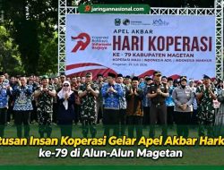 Penguatan Ekonomi Kerakyatan, Ratusan Insan Koperasi Gelar Apel Akbar Harkop ke-79 di Alun-Alun Magetan