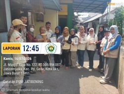 Empat Warga Pondok Gede Terima Alat Bantu Disabilitas, Dinsos Kota Bekasi Tegaskan Komitmen Pelayanan Sosial.