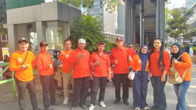 Ketua DPC Partai Gerakan Rakyat Pondok Gede Bang Toyib Sampaikan Terima Kasih atas Dukungan pada Momen Bersejarah Pendaftaran Partai di Kemenkum RI.