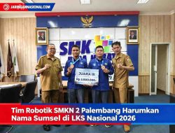 Kerja Keras Berbuah Prestasi, Tim Robotik SMKN 2 Palembang Harumkan Nama Sumsel di LKS Nasional 2026