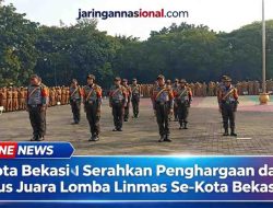 Wali Kota Bekasi Serahkan Penghargaan dan Bonus Juara Lomba Linmas Se-Kota Bekasi
