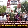Dukungan Ketahanan Pangan hingga Akses Warga, TNI AD Tuntaskan 2.500 Jembatan dan 3.000 Titik Air