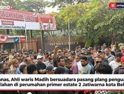 Memanas, Ahli Waris Tonge Pasang Plang Sengketa Lahan di Perumahan Premier Estate 2 Jatiwarna kota Bekasi