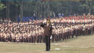Peringati Hari Pramuka ke-65, Plt Bupati Bekasi Tegaskan Peran Pramuka Bentuk Generasi Berkarakter