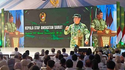 Kasad Jenderal TNI Maruli Simanjuntak Tegaskan Kesiapan Pengolahan Sampah 1.000 Ton/Hari Saat Groundbreaking PSEL Kota Bekasi