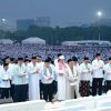 Pembuka Peringatan HUT ke-81 RI: Monas Dijejali 100 Ribu Orang dalam Zikir dan Doa Kebangsaan