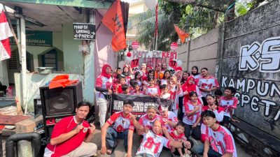 Semarak HUT RI ke-81, DPC Partai Gerakan Rakyat Pondok Gede Gelar Lomba Anak, Bang Toyib: Kemerdekaan Harus Dirasakan Semua Kalangan.