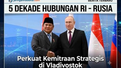 Bicara 5 Dekade Hubungan RI-Rusia, Prabowo dan Putin Sepakat Garap Sektor Strategis di Pasifik