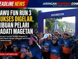 Geliatkan Sport Tourism, Magetan Pamerkan Keindahan Sarangan Lewat Lawu Fun Run 2026
