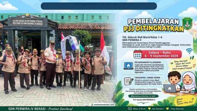 SDN Perwira 4 Terapkan PJJ Dua Hari, Antisipasi Potensi Paparan Abu Vulkanik